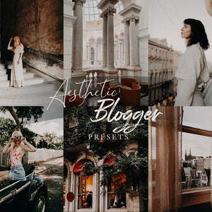 25 Aesthetic Presets for Bloggers Moody Filters Presets Bundle Various Presets for Influencers Bright Presets Light Presets
