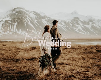 Boho Wedding Lightroom Presets: Golden Hour Filters (Mobile + Desktop)