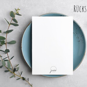 Watercolor greeting card A6 or A5 - hand-painted - including kraft paper envelope - optionally personalized | Birthday, wedding, birth, mourning & more image 8