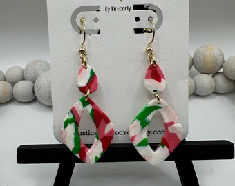 Watermelon Earrings, Spring Earrings, Watermelon inspired jewelry, Summertime Jewelry, Summer Earrings,