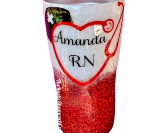 Personalized Nurse Tumbler, Traveling Mug,  Nurse Gifts, Medical Field Gifts