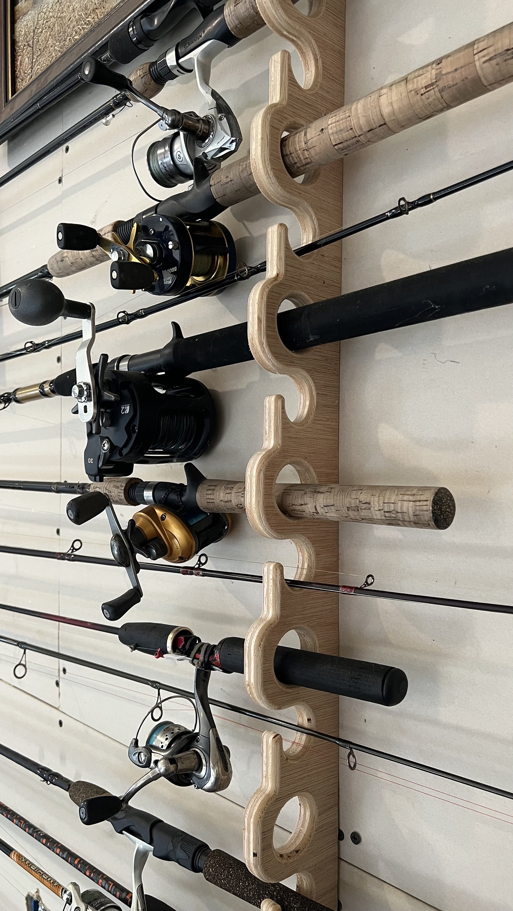 CNC File Fishing Rod Holder Vector File DXF - Etsy