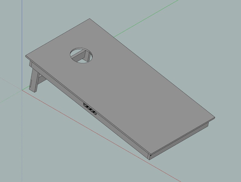 Cornhole Board Bean Bag Board CNC Router Files Router Dxf Etsy