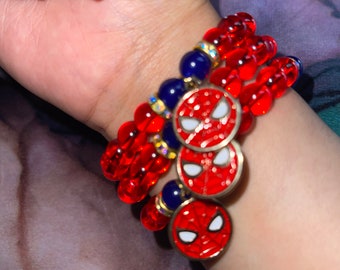 Spider-Man beaded bracelet