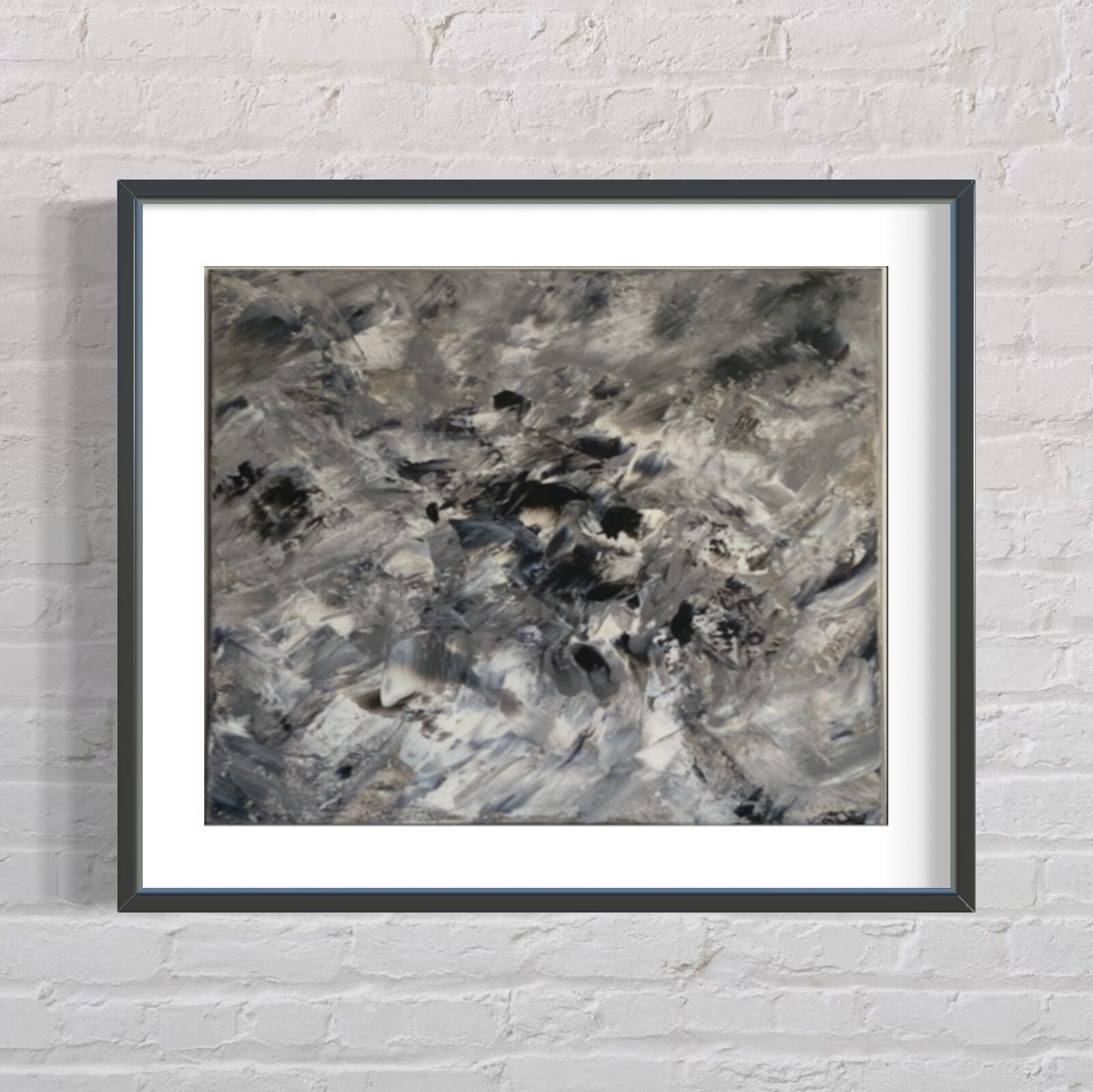 Grande Toile Peinture Acrylique sur Fait en France Pièce Unique Vendue Direct Par L'artiste Reverso