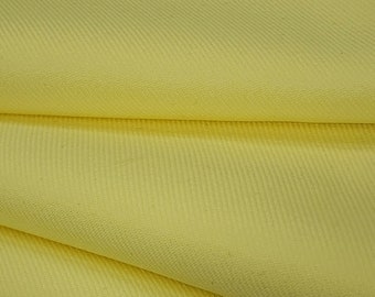 Hellgelber Polyester-Gabardine-Stoff, Meterware, für Anzüge, Mäntel, Hosen, Uniformen, Kleidung, Dekoration, 60 Zoll - Stil 038