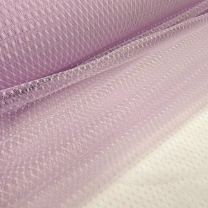 Lavendelfarbener Swiss Dot Veiling Point Meterware Kleiner 60" breiter gepunkteter Fichu-Schal Polyester Klassisches Damenaccessoire Kleider Umhänge STIL 103