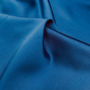 TEALBLAUER japanischer schwerer matter Satinstoff für Brautkleider, Röcke, Dekoration, Kleidungsstücke, 58/60" breit, STIL 144