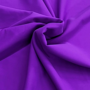 Lila Nylon Spandex Stretch Matte Tricot Mittelschwerer Stoff für Bekleidung, Bademode, Activewear, Sportbekleidung, Kostüme, Bastelfutter, STYLE 186