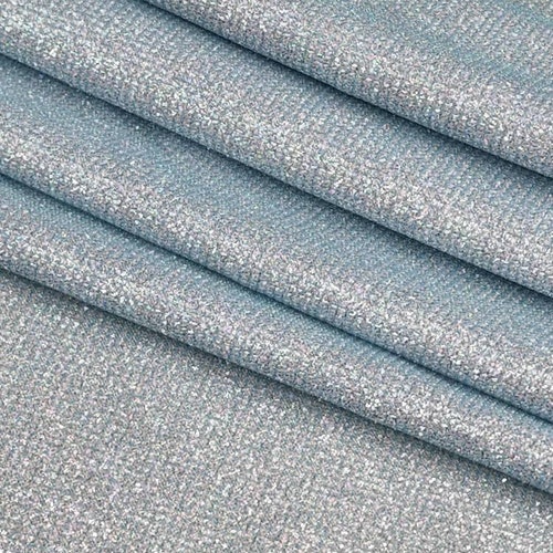 Baby Blue Lurex Glitter Fabric/ Glimmer/ Blue Shimmer Fabric Etsy