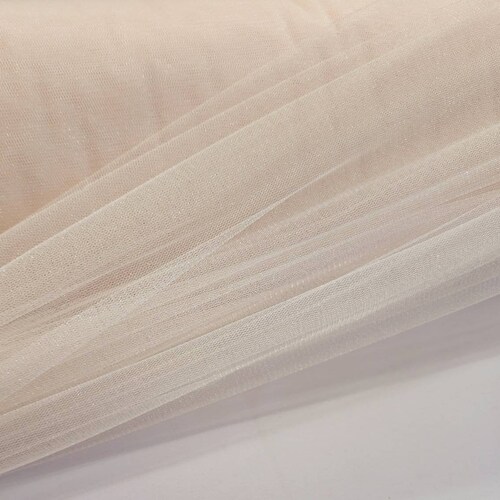 Pale Gold Glitter Tulle Salvage main image 0