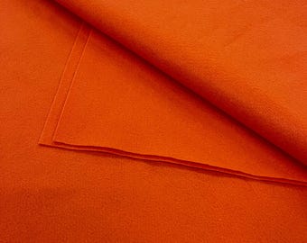 ORANGE 72" Wide 100% Acrylic Felt Fabric by the Yard & Bolt, High Quality Thick Felt for Decor, School Projects, Crafts, Costume, STYLE 322