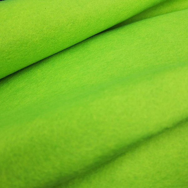 NEON GREEN 72" Wide 100% Acrylic Felt Fabric by the Yard & Bolt, High Quality Thick Felt for Decor, School, Crafts, Arts, Costume, STYLE 322