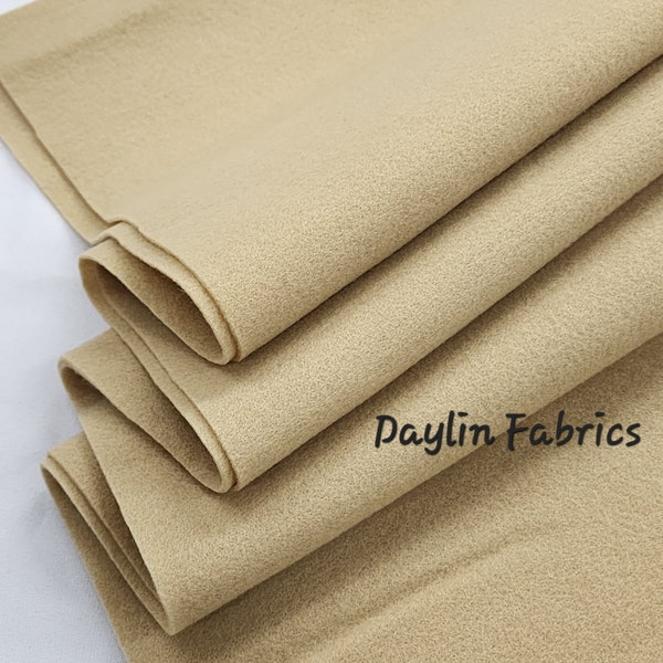 BEIGE 72" Wide 100% Acrylic Felt Fabric by the Yard & Bolt, High Quality Thick Felt for Decor, School Projects, Crafts, Costume, STYLE 322