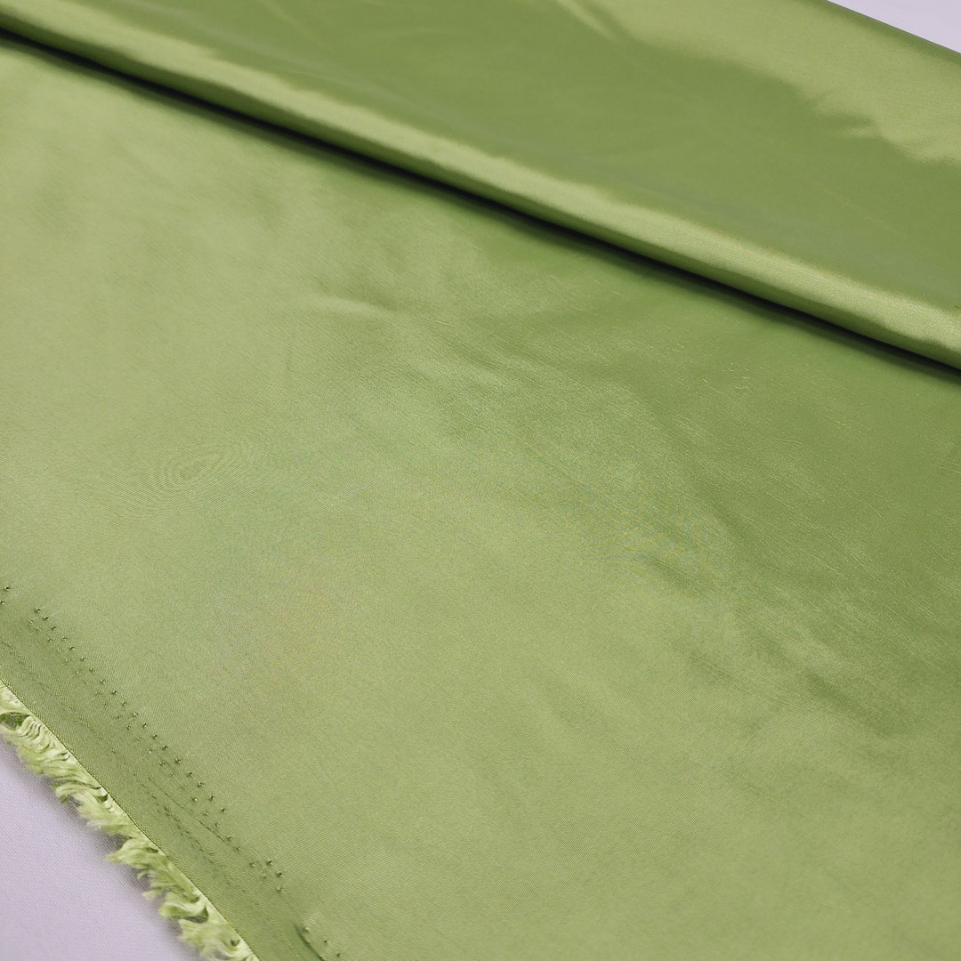 LIGHT GREEN Solid Taffeta Fabric/ Taffeta Fabric by the Yard STYLE 292 ...