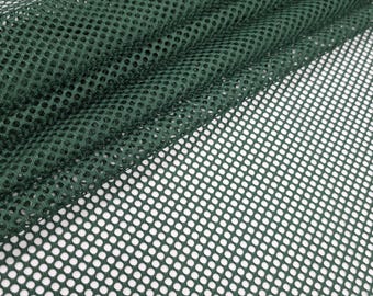 Hunter Green Polyester King Mesh Knit Fabric by the Yard Sportswear Basketball Football Volleyball Soccer/Lacrosse Jersey uniform STYLE 090