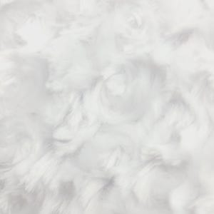 Rosette white plush throw shop