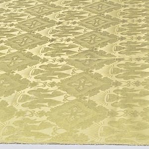 4 kleuren metallic liturgische brokaat jacquardstof per meter voor kerkdecoratie, kerkelijk religieus kruis, hostiebekers, tafelloper, STIJL 225 ivory Gold