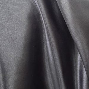 Charcoal Gray Shiny Polyester Plain Solid Medium Satin Fabric for Dress Lining Silky Wedding Satin Fabric by the Yard Couture - STYLE 151