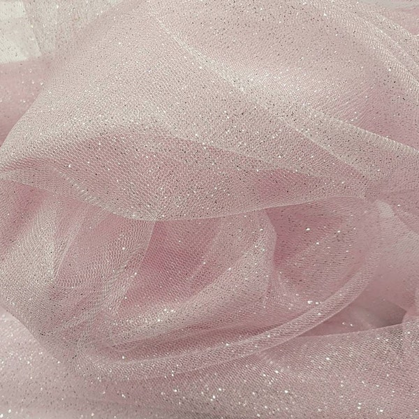Pink Sequinned Tulle Glow