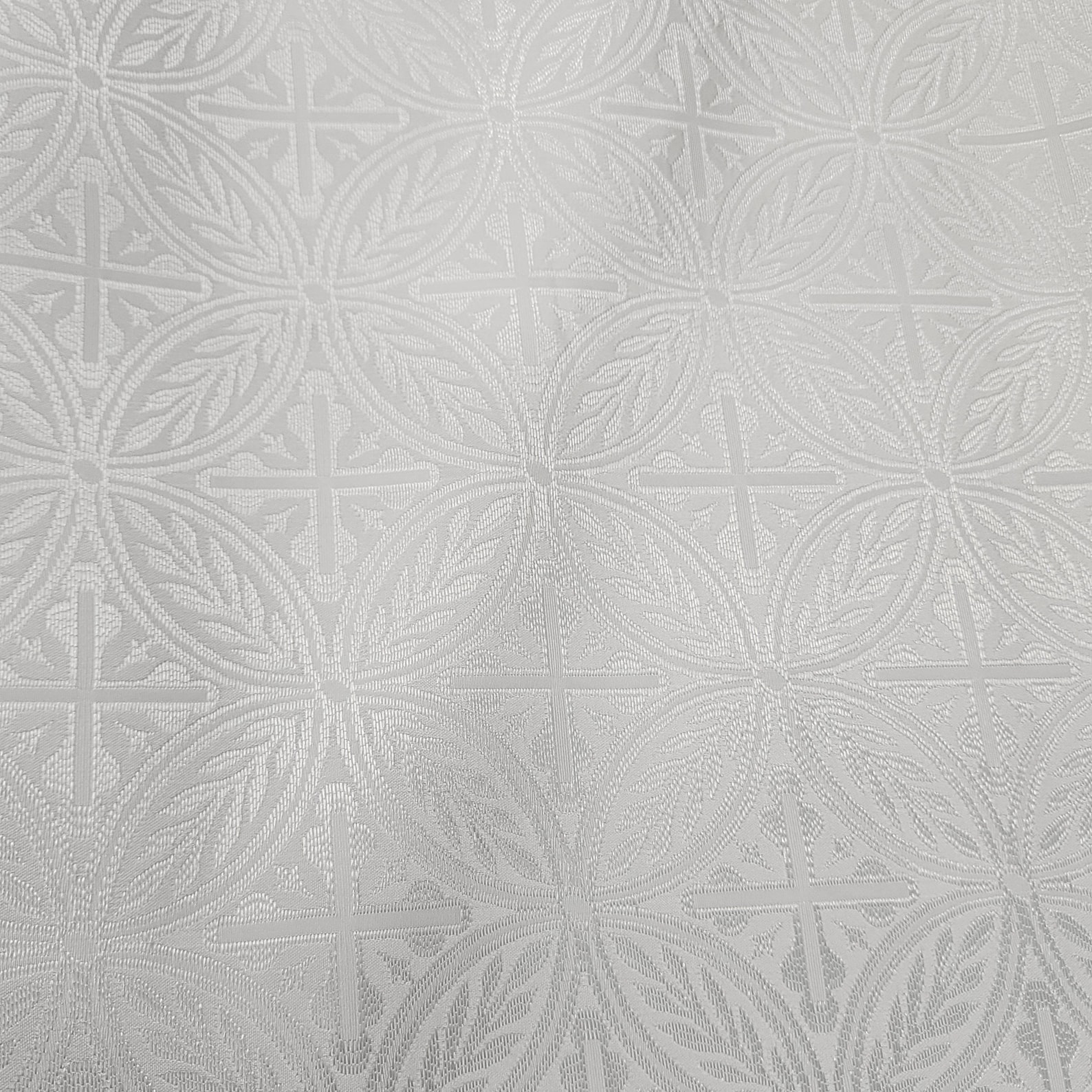 White Liturgical Fabric Religious Jacquard Brocade Vestment Events ...