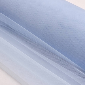 Light Blue Italian Tulle Luxury Fine Netting Tulle Fabric by the yard for Skirts - Bridal & Veils - Gown - Decor - Prom - DIY - STYLE 127