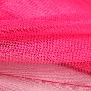 FUCHSIA English Netting Fabric by the yard for Gowns - Stretch Netting - Lightweight - Bridal & Veils - Party - Prom - Couture - Style 100