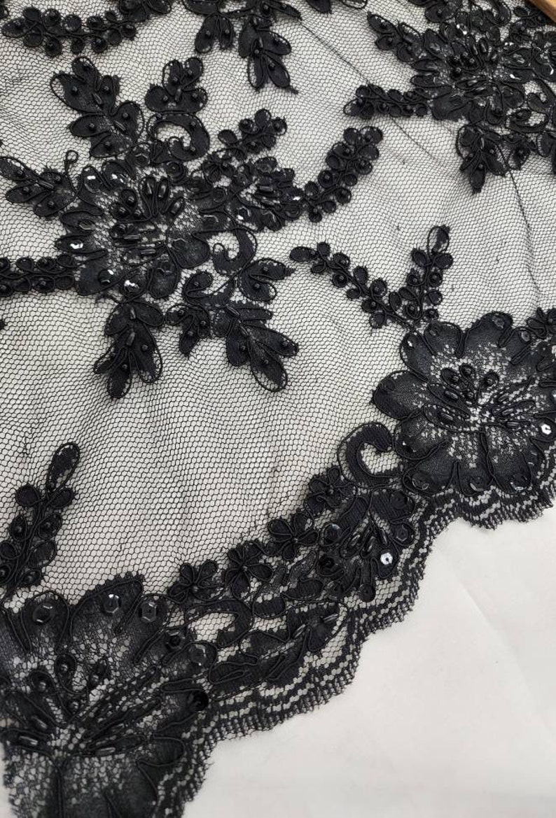 Black Corded Lace Sinead