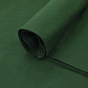 Dark Hunter Green 72&quot; Wide Acrylic Felt Fabric by the Yard & Bolt, High Quality Thick Felt for Decorations Projects Crafts Costume STYLE 322