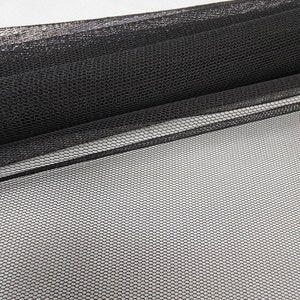 Black Polyester English Netting Fabric - Light Weight Net - Soft - Black Stretch Mesh Netting Tulle By The Yard - STYLE 100