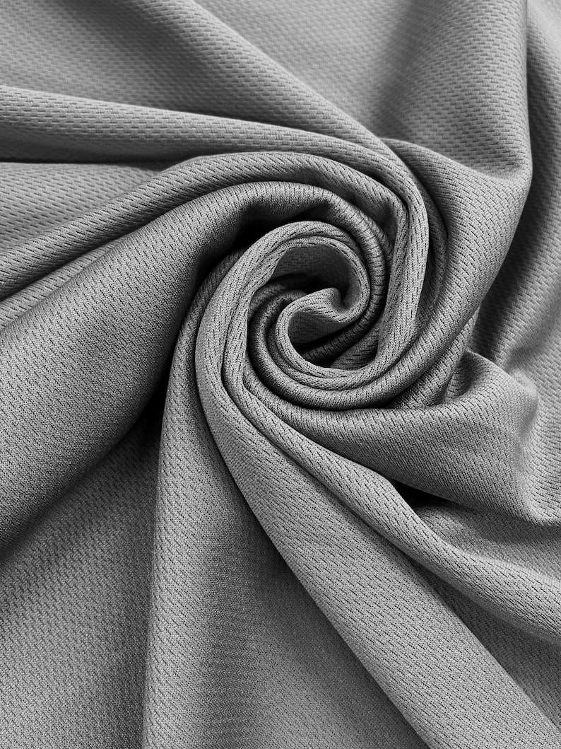 Dimple Sports Mesh Knit Fabric by the Yard & Bolt, Dimple Mesh Jersey Fabric Ideal for Uniforms, Active Tops, 33 Colors Available STYLE 326 image 4