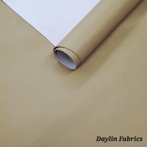 Taupe Gold Marine Vinyl Fabric Sold By The Yard Vinyl Fabric Faux Leather Pleather Upholstery 54&quot; Wide For Embroidery ITH Crafts - STYLE 154