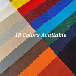 Outdoor Waterproof Fabric by the Yard Outdoor Upholstery Fabric Outdoor Solid Color Fabric Outdoor Waterproof Furniture Fabric - STYLE 067