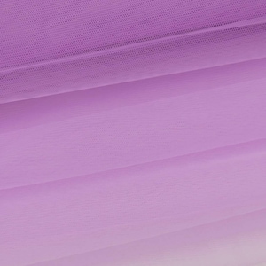 Bright Lilac Italian Tulle Luxury Fine Netting Tulle Fabric by the yard for Bridal Dress & Veils, Gowns, Doll, Party Decor, Tutu - STYLE 127