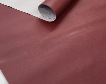 Burgundy Marine Vinyl Fabric Sold By The Yard Vinyl Fabric Faux Leather Pleather Upholstery 54" Wide For Embroidery ITH Crafts - STYLE 154
