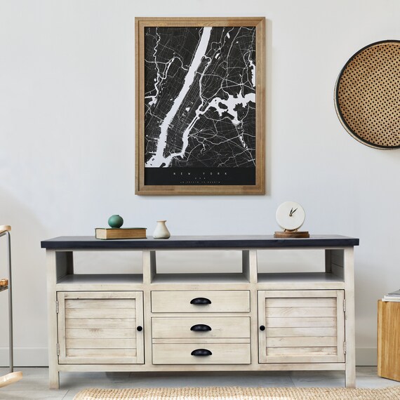 Loretto 65 Solid Wood TV Stand for Tvs up to 70 Etsy