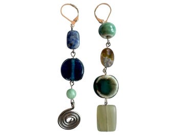 Spiral Dangling Earrings