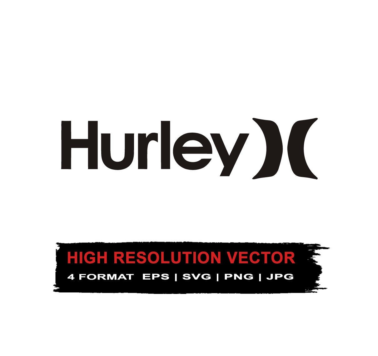 Hurley Logo SVG EPS PNG Jpg Instant Download | Etsy