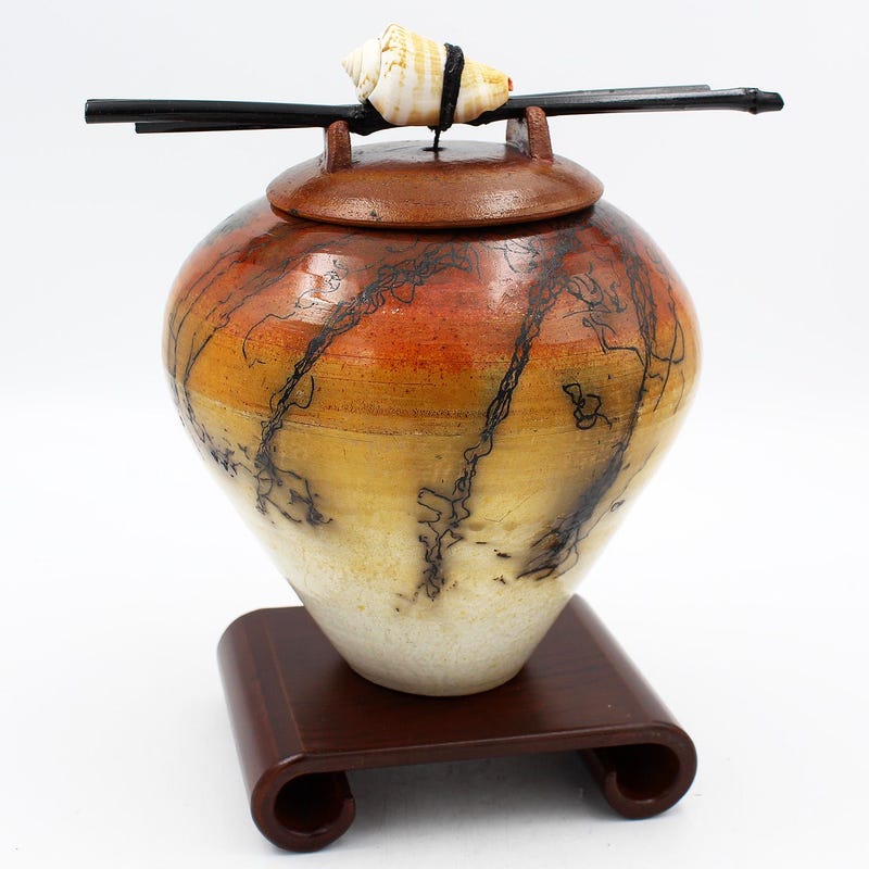 Raku Urns - Etsy