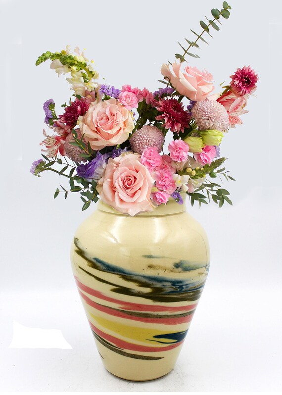 炻器瑪瑙花瓶 #2 - Etsy 日本