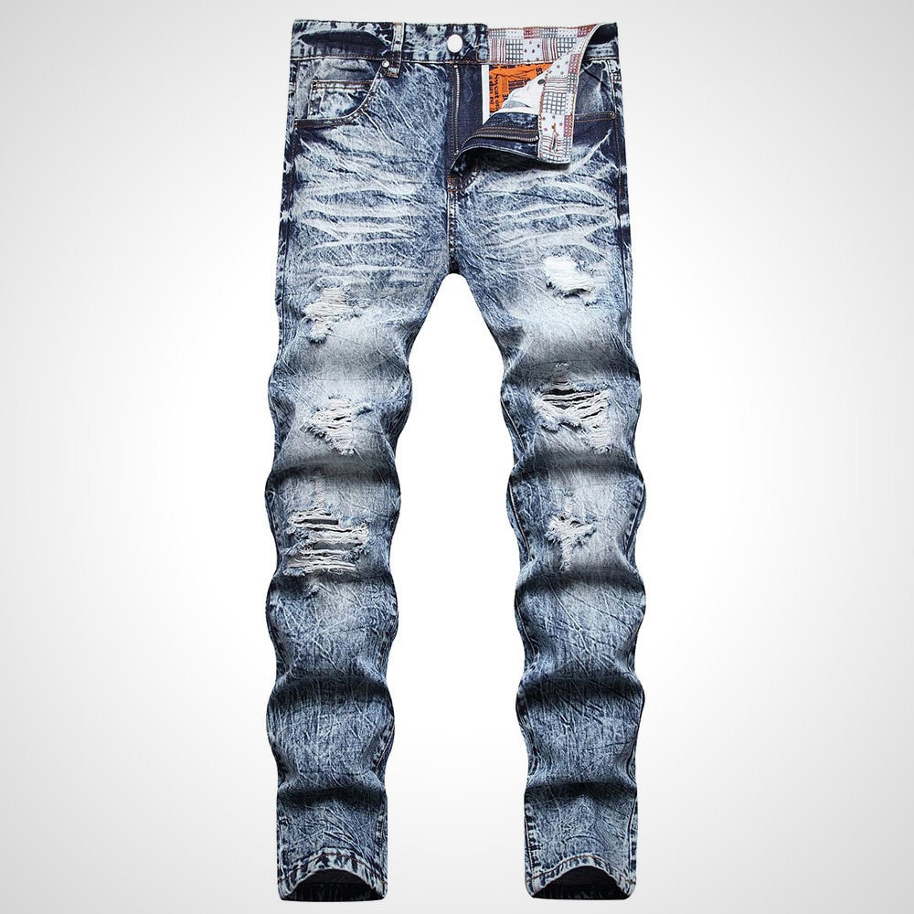 Snow Wash Jeans 
