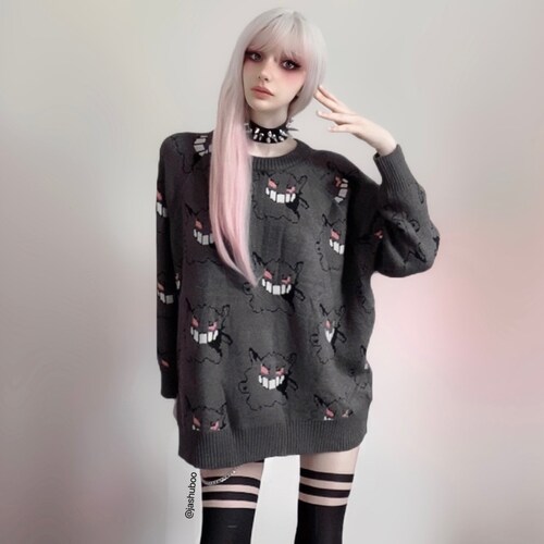 One Size Gremlins Knitted Sweater 