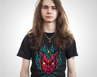 Men’s Abyzou TShirt | Gothic, Emo, Streetwear, Sweatshirt, Alt Fashion Brand.