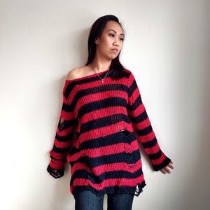 Lightweight Emo Grunge Pullover One Size Six Colours