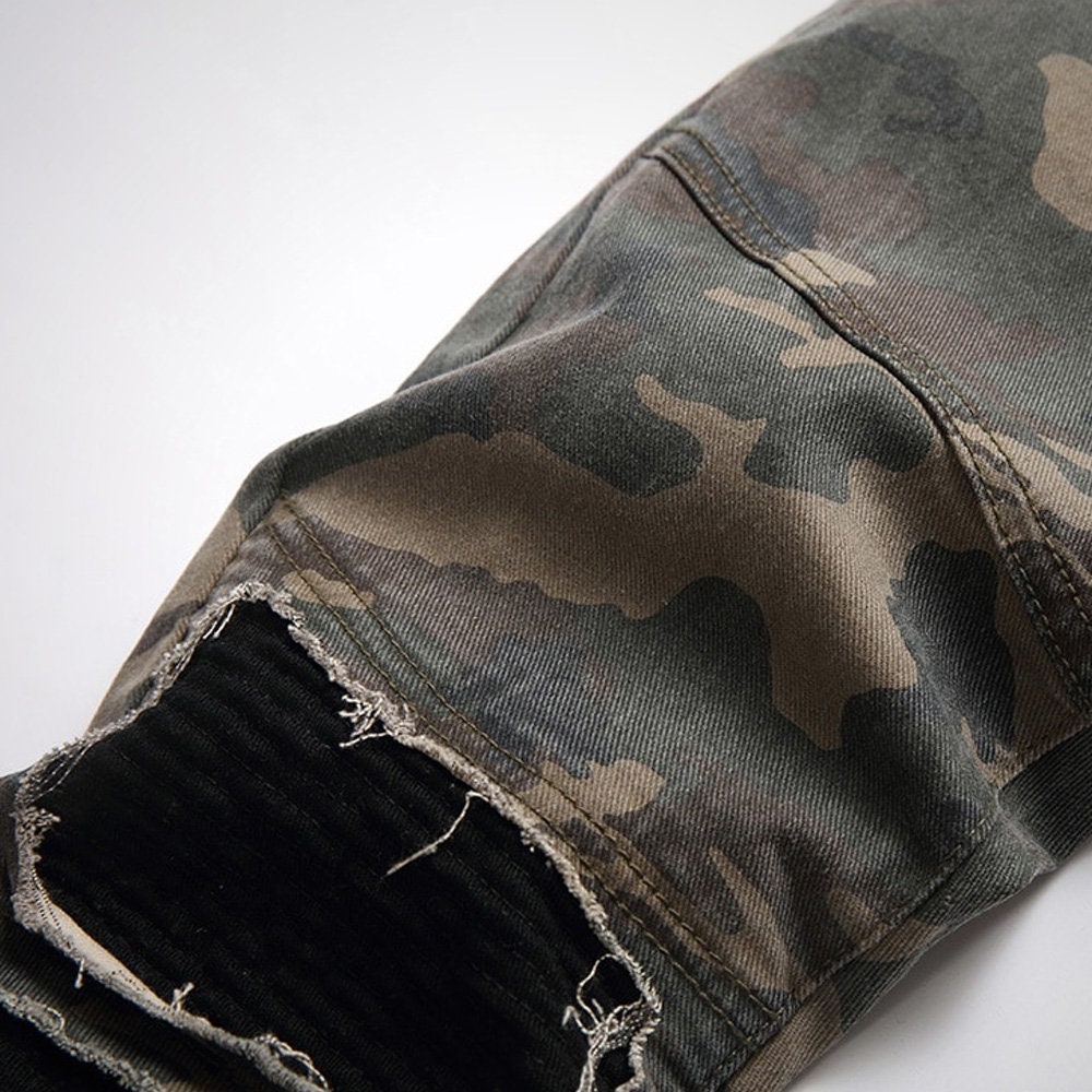 Balmain camouflage jeans 2025