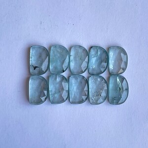 Natural icy kyanite rosecut gemstone for Jewelry making 10pcs lot