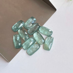 Natural icy kyanite rosecut gemstone for Jewelry making 10pcs lot