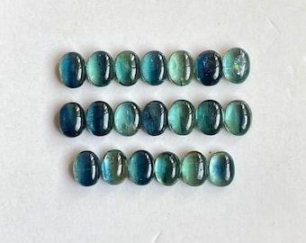 Natural Bio green kyanite cabochon gemstone for Jewelry making oval shape lot