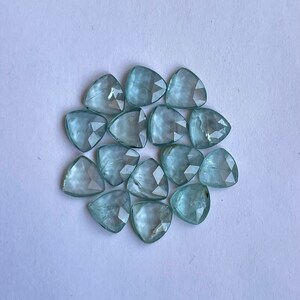 Natural icy kyanite rosecut gemstone for Jewelry making 15pcs lot