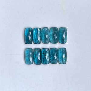 Natural Neon kyanite rosecut gemstone for Jewelry making 10pcs lot